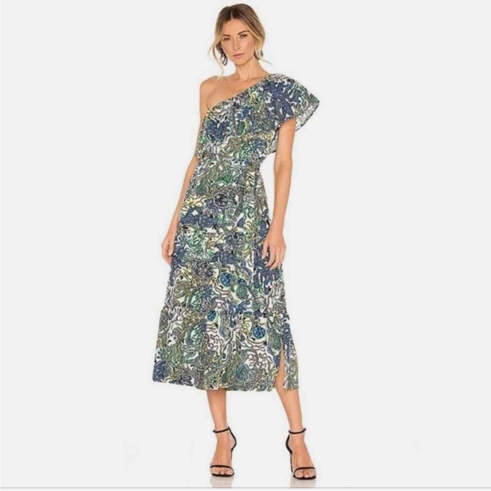 A.L.C. Janelle One Shoulder Wrap Dress - Size Small